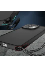 Uray store Xiaomi Redmi Note 13 Pro 4G Kılıf Elegant Kapak - Pudra - Görsel 4