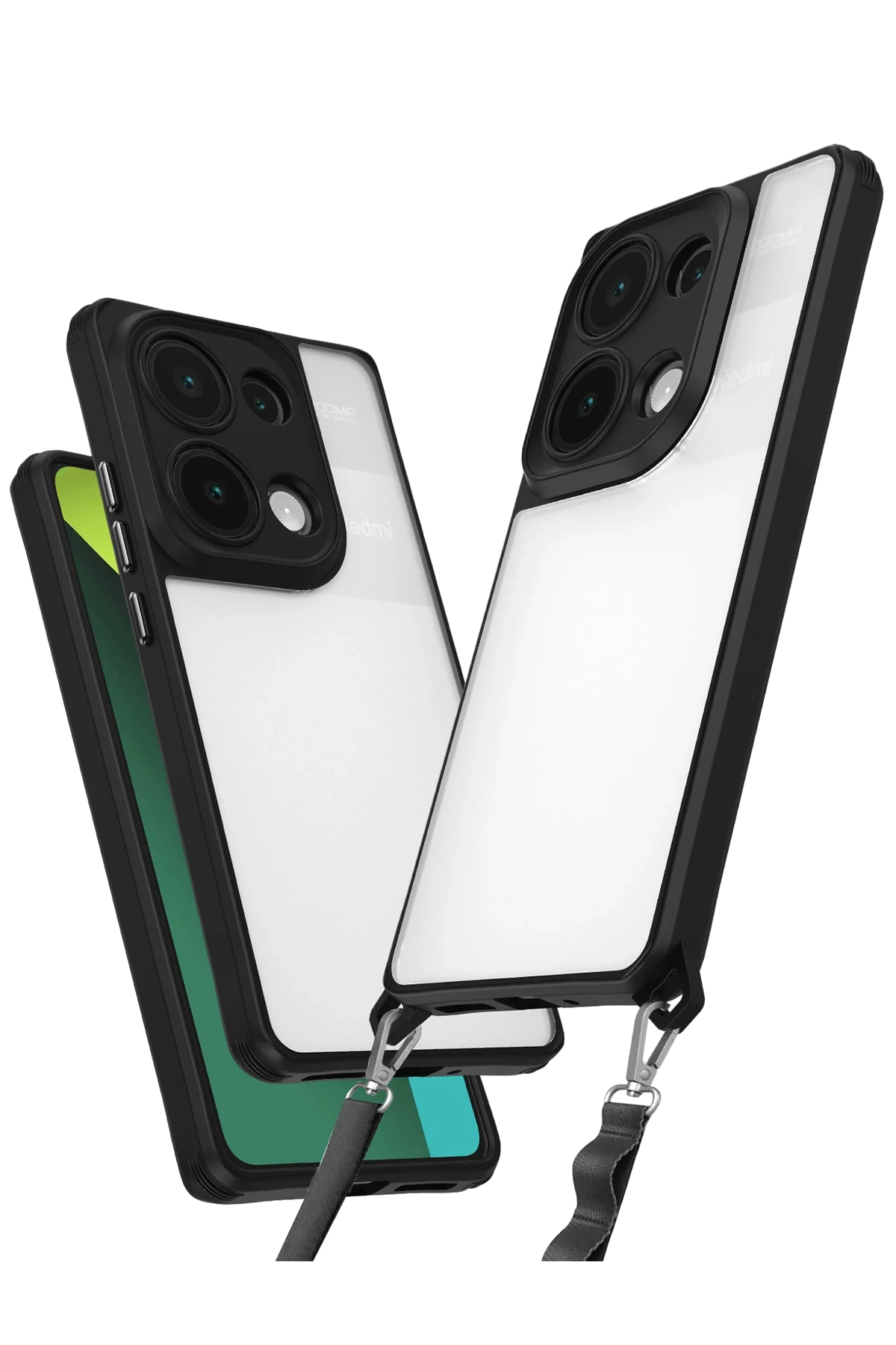 newface-xiaomi-redmi-note-13-pro-4g-kilif-penta-silikon-kilif-siyah-default Uray store Xiaomi Redmi Note 13 Pro 4G Kılıf Penta Silikon Kılıf - Siyah - Görsel 1