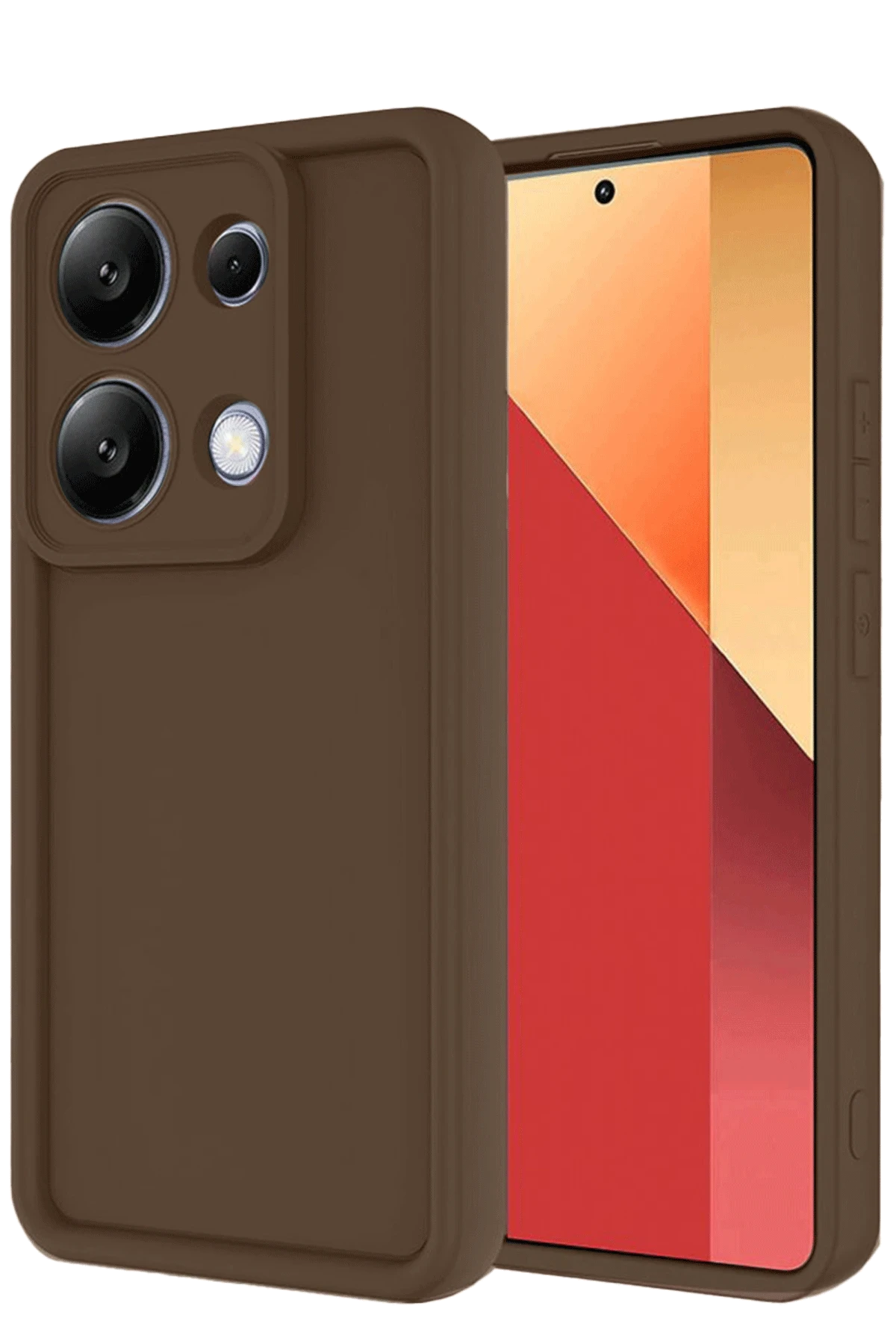 newface-xiaomi-redmi-note-13-pro-4g-kilif-viera-silikon-kahverengi-default Uray store Xiaomi Redmi Note 13 Pro 4G Kılıf Viera Silikon - Kahverengi - Görsel 1