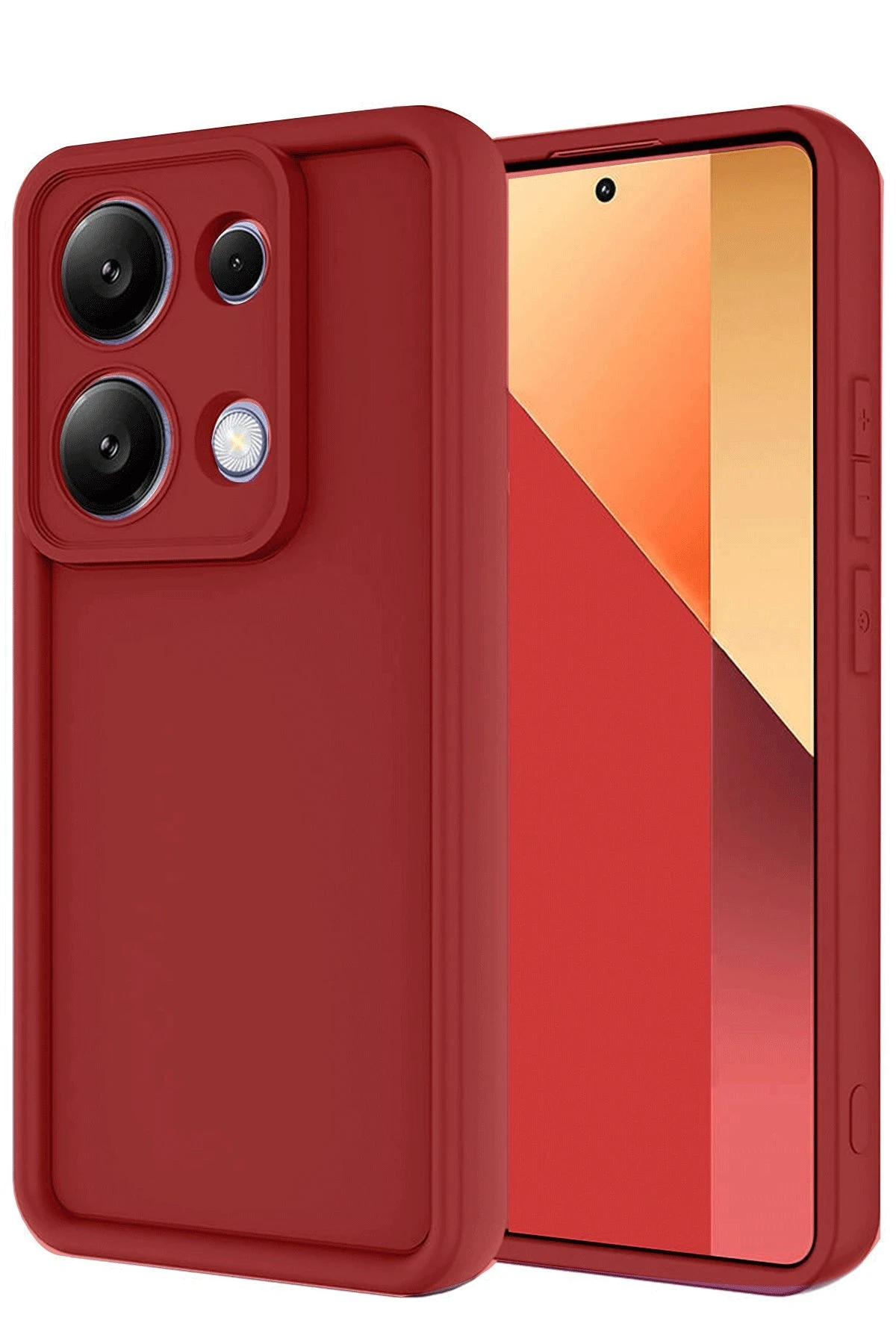 newface-xiaomi-redmi-note-13-pro-4g-kilif-viera-silikon-kirmizi-default Uray store Xiaomi Redmi Note 13 Pro 4G Kılıf Viera Silikon - Kırmızı - Görsel 1