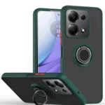 Uray store Xiaomi Redmi Note 13 Pro 4G Montreal Yüzüklü Silikon Kapak - Yeşil