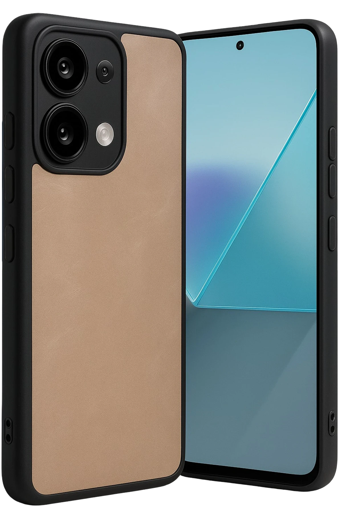newface-xiaomi-redmi-note-13-pro-5g-kilif-aras-deri-kapak-pudra-default Uray store Xiaomi Redmi Note 13 Pro 5G Kılıf Aras Deri Kapak - Pudra - Görsel 1
