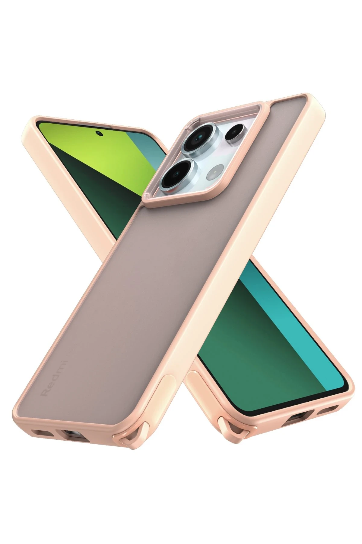 newface-xiaomi-redmi-note-13-pro-5g-kilif-elegant-kapak-pudra-default Uray store Xiaomi Redmi Note 13 Pro 5G Kılıf Elegant Kapak - Pudra - Görsel 1