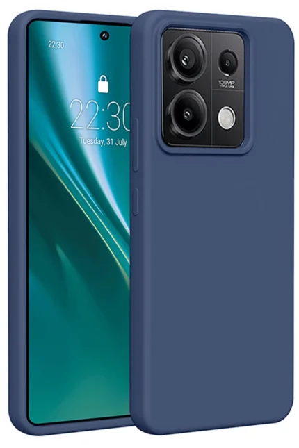 Uray store Xiaomi Redmi Note 13 Pro 5G Kılıf First Silikon - Lacivert