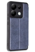 Uray store Xiaomi Redmi Note 13 Pro 5G Kılıf Flip Cover - Lacivert - Görsel 2