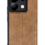 Uray store Xiaomi Redmi Note 13 Pro 5G Kılıf Flip Cover - Taba