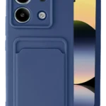 Uray store Xiaomi Redmi Note 13 Pro 5G Kılıf Kelvin Kartvizitli Silikon - Lacivert