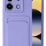 Uray store Xiaomi Redmi Note 13 Pro 5G Kılıf Kelvin Kartvizitli Silikon - Lila