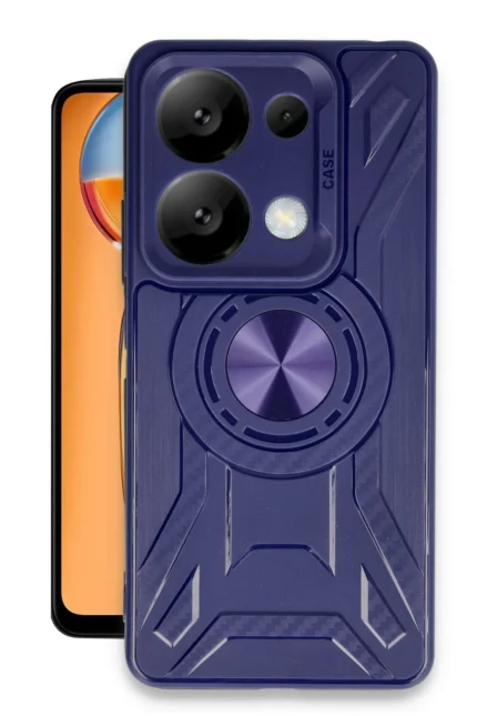 Uray store Xiaomi Redmi Note 13 Pro 5G Kılıf Lincoln Silikon - Lacivert