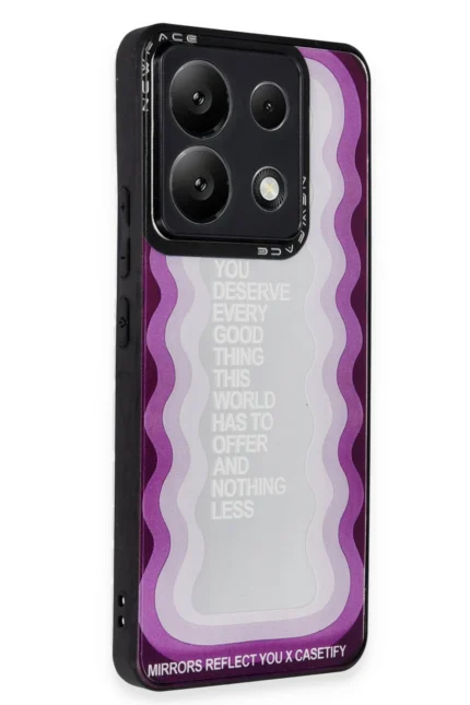 Uray store Xiaomi Redmi Note 13 Pro 5G Kılıf Mirror Desenli Kapak - Mirror - 5