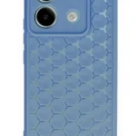 Uray store Xiaomi Redmi Note 13 Pro 5G Kılıf Petek Silikon Kapak - Mavi
