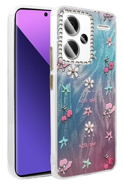 Uray store Xiaomi Redmi Note 13 Pro Plus Kılıf Blade Aynalı Desenli Kapak - Desen 4