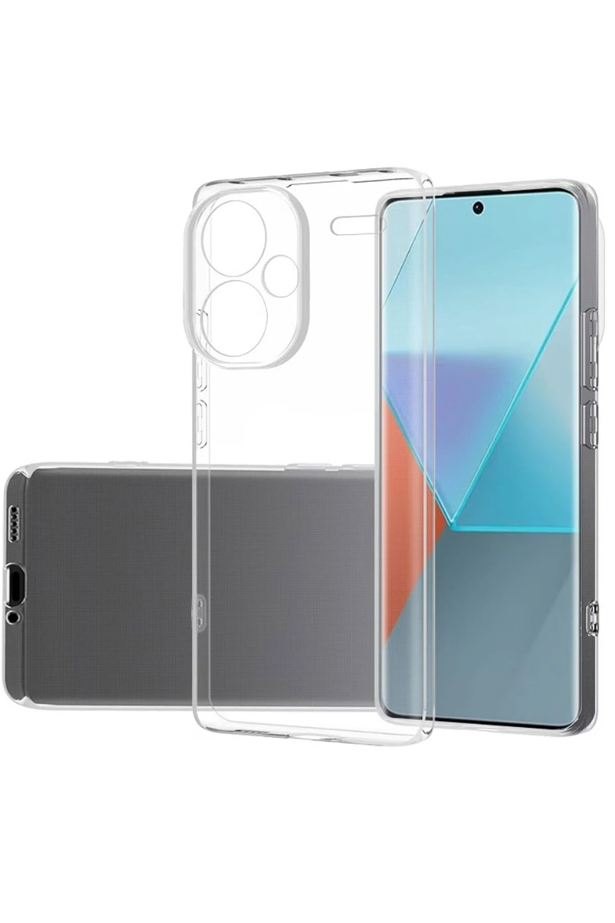 newface-xiaomi-redmi-note-13-pro-plus-kilif-lux-seffaf-silikon-default Uray store Xiaomi Redmi Note 13 Pro Plus Kılıf Lüx Şeffaf Silikon - Görsel 1