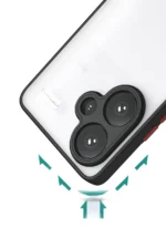 Uray store Xiaomi Redmi Note 13 Pro Plus Kılıf Montreal Silikon Kapak - Siyah - Görsel 3