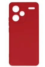 Uray store Xiaomi Redmi Note 13 Pro Plus Kılıf Nano içi Kadife Silikon - Kırmızı - Görsel 2