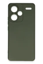 Uray store Xiaomi Redmi Note 13 Pro Plus Kılıf Nano içi Kadife Silikon - Koyu Yeşil - Görsel 2