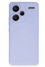 Uray store Xiaomi Redmi Note 13 Pro Plus Kılıf Nano içi Kadife Silikon - Lila