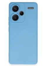 Uray store Xiaomi Redmi Note 13 Pro Plus Kılıf Nano içi Kadife Silikon - Mavi
