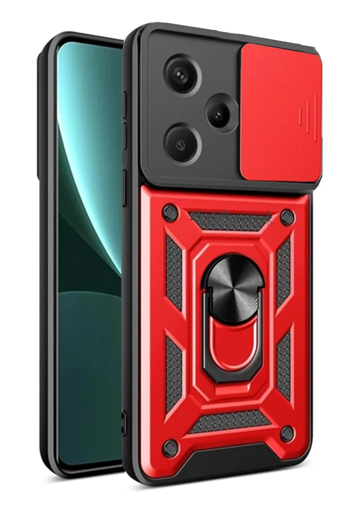 newface-xiaomi-redmi-note-13-pro-plus-kilif-pars-lens-yuzuklu-silikon-kirmizi-default Uray store Xiaomi Redmi Note 13 Pro Plus Kılıf Pars Lens Yüzüklü Silikon - Kırmızı - Görsel 1