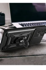 Uray store Xiaomi Redmi Note 13 Pro Plus Kılıf Pars Lens Yüzüklü Silikon - Lacivert - Görsel 2