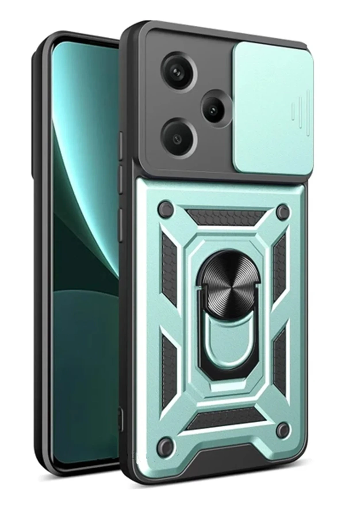 newface-xiaomi-redmi-note-13-pro-plus-kilif-pars-lens-yuzuklu-silikon-yesil-default Uray store Xiaomi Redmi Note 13 Pro Plus Kılıf Pars Lens Yüzüklü Silikon - Yeşil - Görsel 1