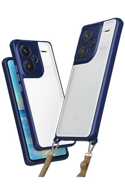 Uray store Xiaomi Redmi Note 13 Pro Plus Kılıf Penta Silikon Kılıf - Lacivert