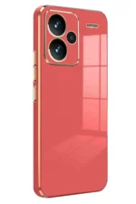 Uray store Xiaomi Redmi Note 13 Pro Plus Kılıf Volet Silikon - Kırmızı