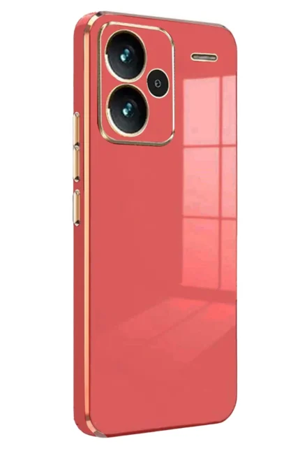 Uray store Xiaomi Redmi Note 13 Pro Plus Kılıf Volet Silikon - Kırmızı