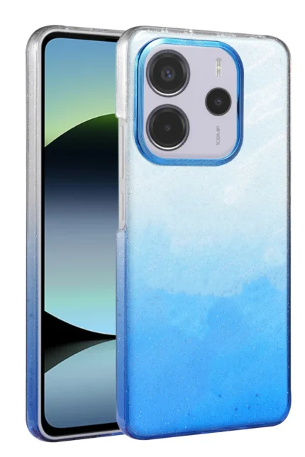 Uray store Xiaomi Redmi Note 14 4G Glossy Kapak - Mavi