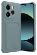 Uray store Xiaomi Redmi Note 14 4G Kelvin Kartvizitli Silikon - Açık Yeşil