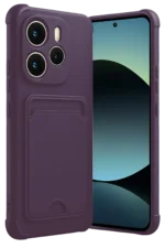 Uray store Xiaomi Redmi Note 14 4G Kelvin Kartvizitli Silikon - Derin Mor