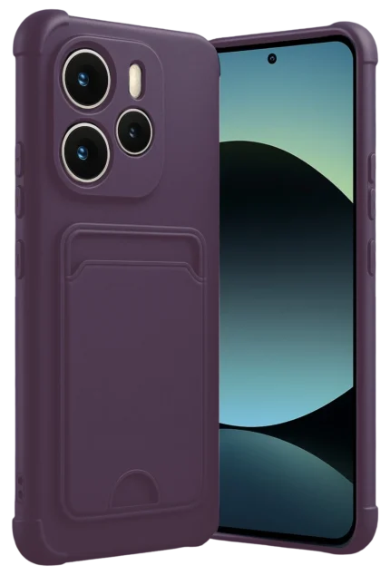 Uray store Xiaomi Redmi Note 14 4G Kelvin Kartvizitli Silikon - Derin Mor