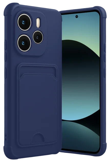 Uray store Xiaomi Redmi Note 14 4G Kelvin Kartvizitli Silikon - Lacivert