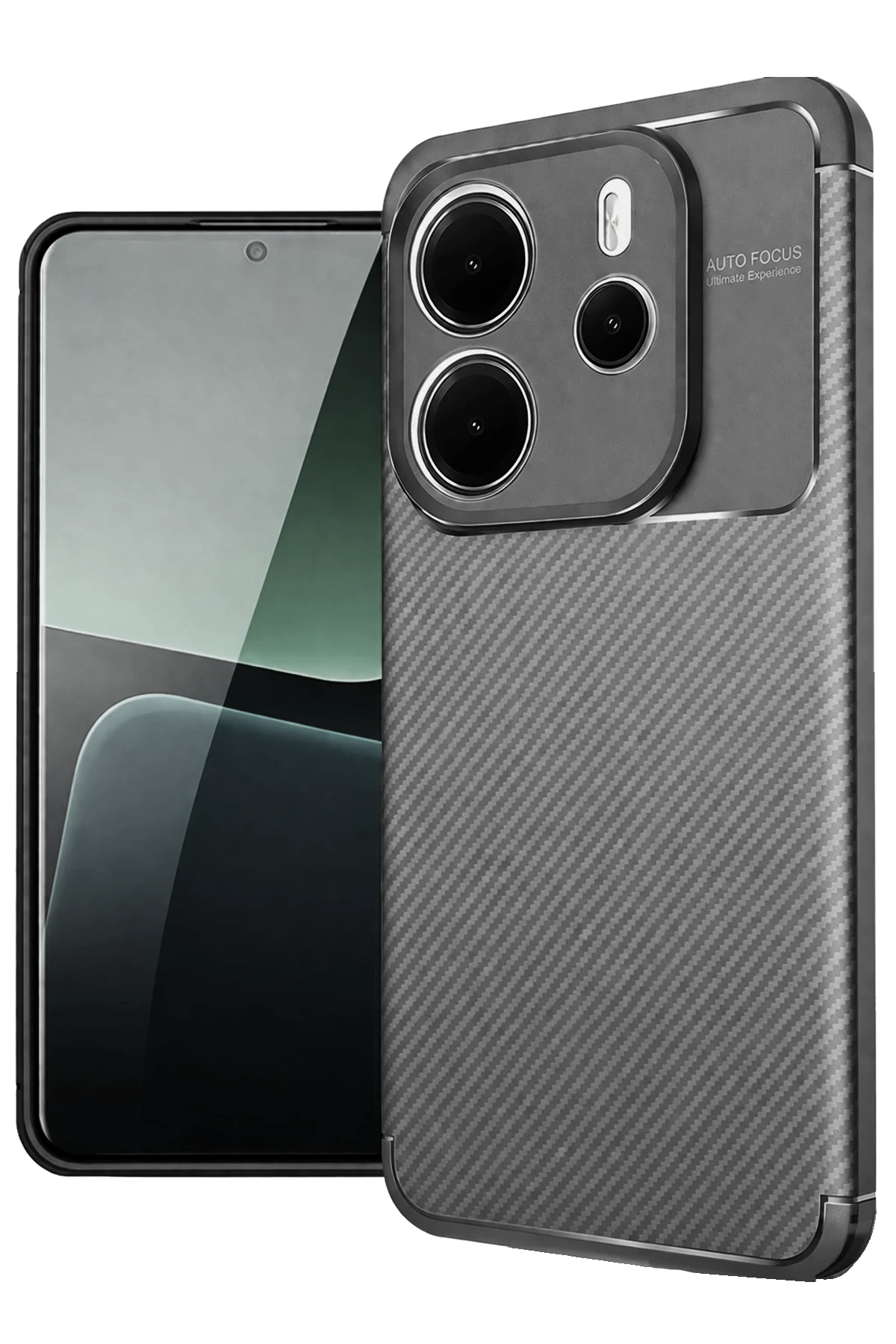 newface-xiaomi-redmi-note-14-4g-kilif-auto-focus-karbon-kapak-gri-default Uray store Xiaomi Redmi Note 14 4G Kılıf Auto Focus Karbon Kapak - Gri - Görsel 1