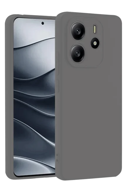 Uray store Xiaomi Redmi Note 14 4G Kılıf First Silikon - Gri