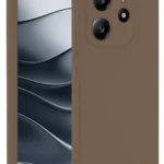 Uray store Xiaomi Redmi Note 14 4G Kılıf First Silikon - Kahverengi