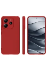 Uray store Xiaomi Redmi Note 14 4G Kılıf First Silikon - Kırmızı - Görsel 2