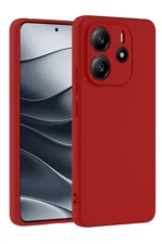 Uray store Xiaomi Redmi Note 14 4G Kılıf First Silikon - Kırmızı