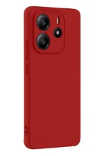 Uray store Xiaomi Redmi Note 14 4G Kılıf First Silikon - Kırmızı - Görsel 3