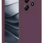 Uray store Xiaomi Redmi Note 14 4G Kılıf First Silikon - Mürdüm