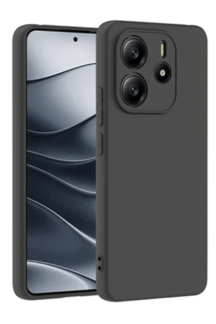 Uray store Xiaomi Redmi Note 14 4G Kılıf First Silikon - Siyah