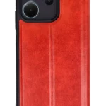 Uray store Xiaomi Redmi Note 14 4G Kılıf Flip Cover - Kırmızı