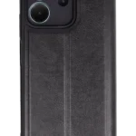 Uray store Xiaomi Redmi Note 14 4G Kılıf Flip Cover - Siyah