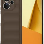 Uray store Xiaomi Redmi Note 14 4G Kılıf Optimum Silikon - Kahverengi
