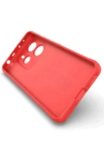 Uray store Xiaomi Redmi Note 14 4G Kılıf Optimum Silikon - Kırmızı - Görsel 3