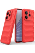 Uray store Xiaomi Redmi Note 14 4G Kılıf Optimum Silikon - Kırmızı - Görsel 4