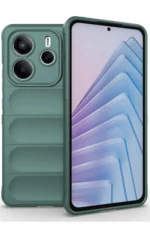 Uray store Xiaomi Redmi Note 14 4G Kılıf Optimum Silikon - Koyu Yeşil