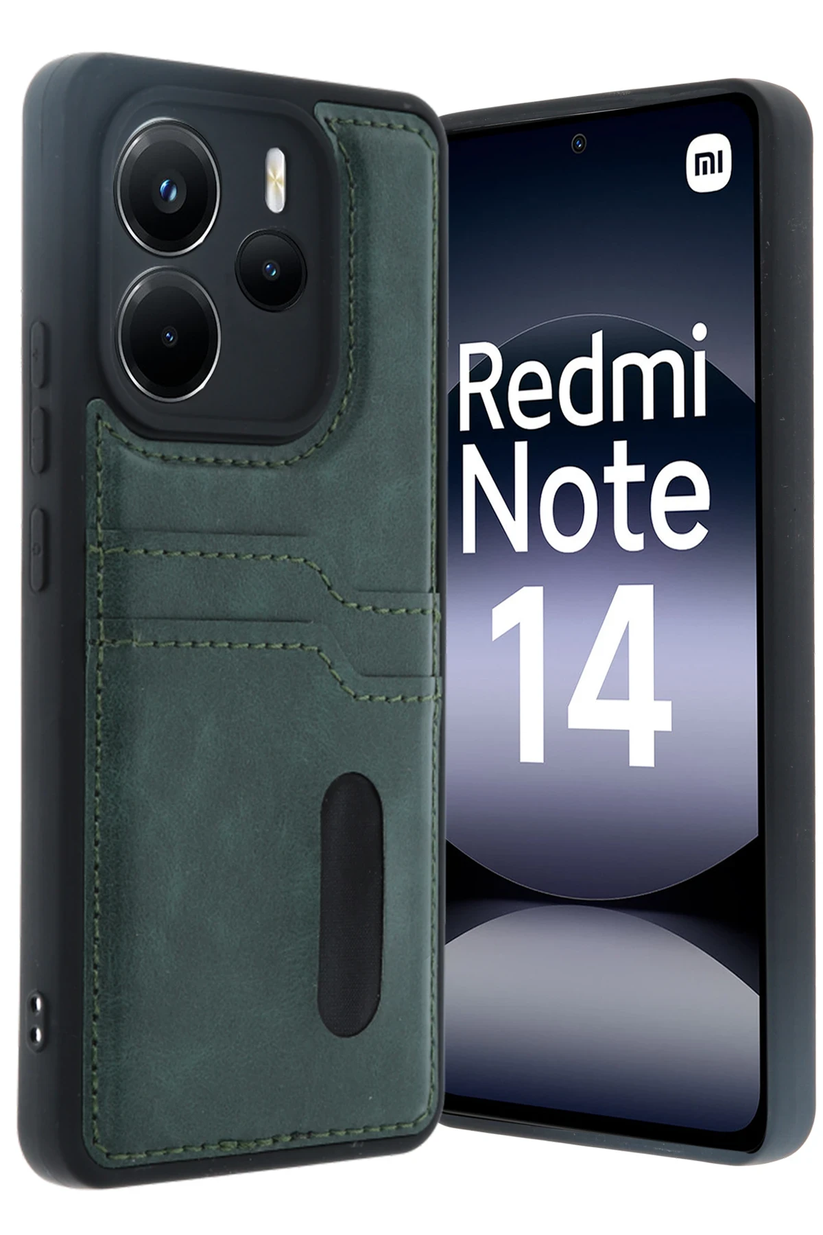 newface-xiaomi-redmi-note-14-4g-kilif-sara-kartvizitli-deri-kilif-koyu-yesil-default Uray store Xiaomi Redmi Note 14 4G Kılıf Sara Kartvizitli Deri Kılıf - Koyu Yeşil - Görsel 1