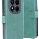 Uray store Xiaomi Redmi Note 14 4G Kılıf Trend S Plus Kapaklı Kılıf - Yeşil