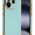 Uray store Xiaomi Redmi Note 14 4G Kılıf Volet Silikon - Açık Yeşil